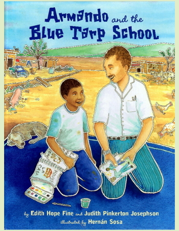 Armando and the Blue Tarp School book cover