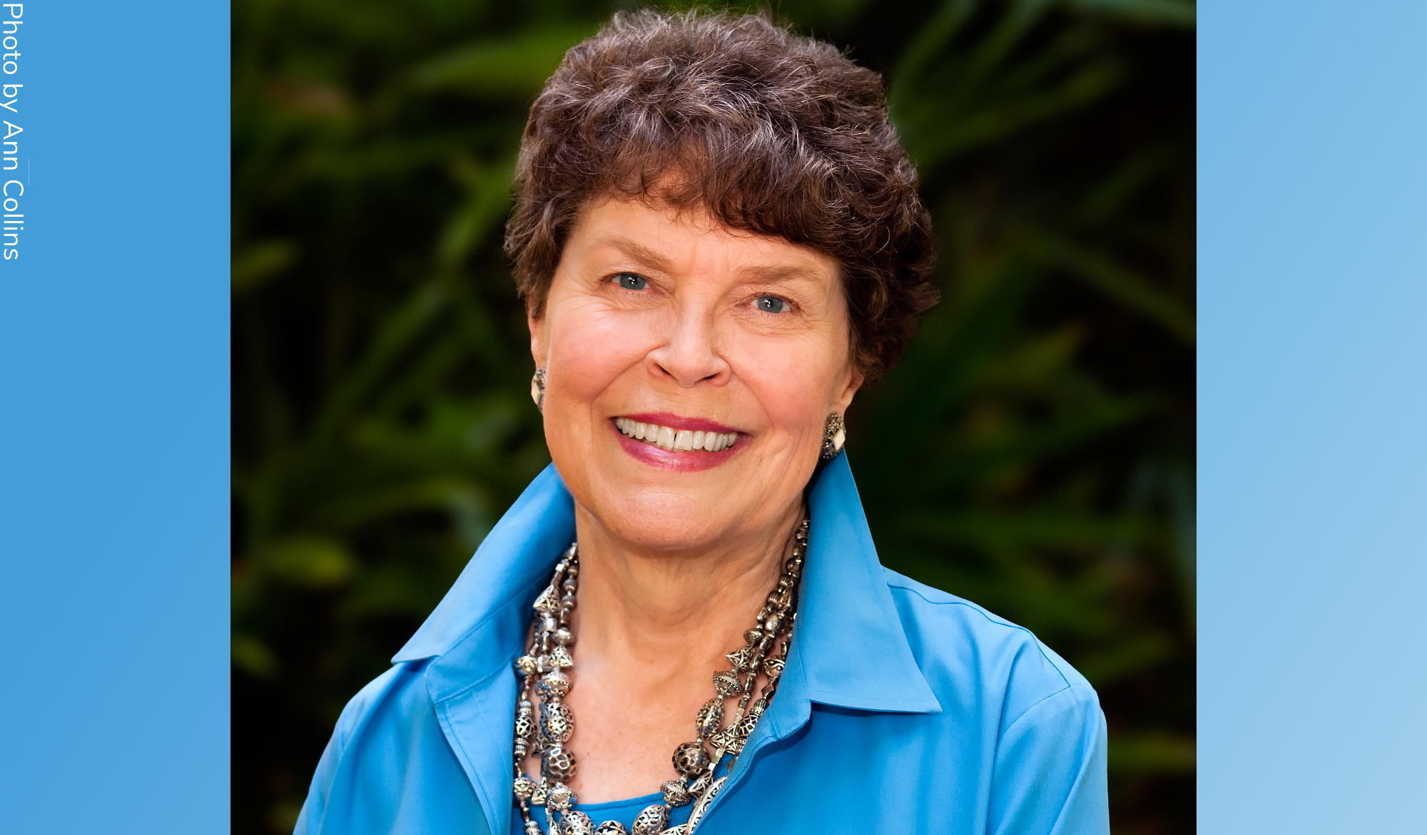 photo of author Edith Fine smiling. Photo credit by Ann Collins